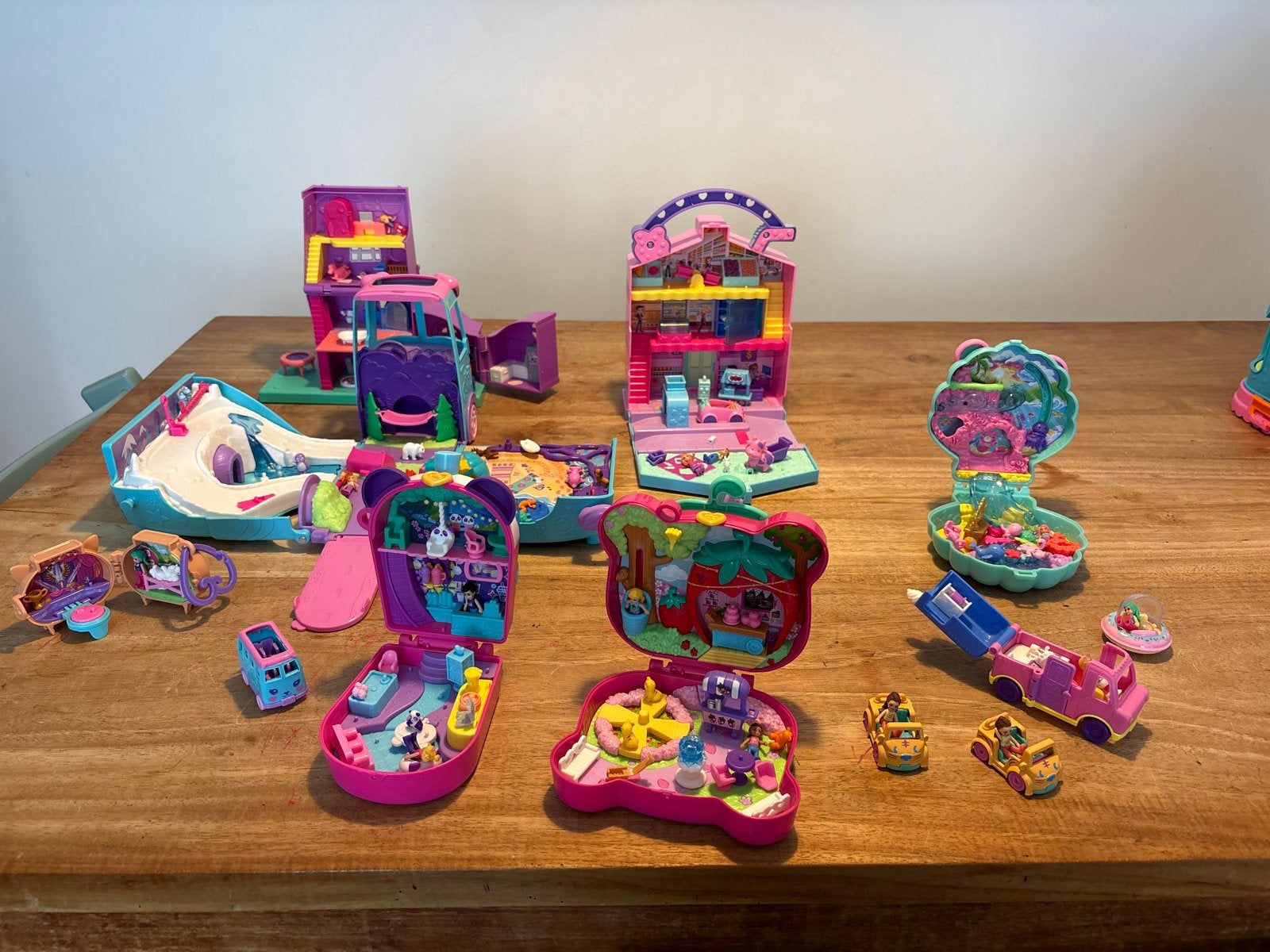 Grote collectie Polly Pocket speelsets en accessoires, Ophalen of Verzenden, Gebruikt, Meisje