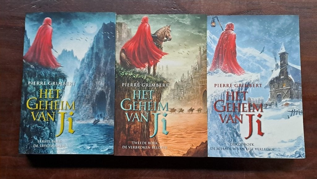 Pierre Grimbert - Het geheim van Ji - Boek 1 t/m 3, Boeken, Ophalen of Verzenden, Gelezen, Pierre Grimbert