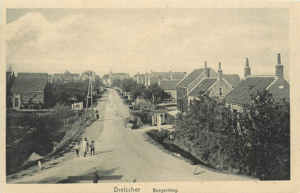 701-217-025 Dreischor Boogerdweg, Ophalen of Verzenden, Voor 1920, Zeeland