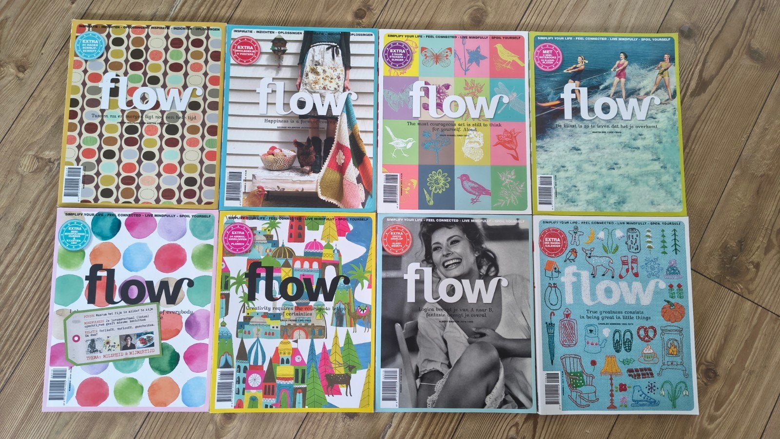8x Flow jaargang 2013, Boeken, Ophalen of Verzenden, Gelezen, Damesbladen