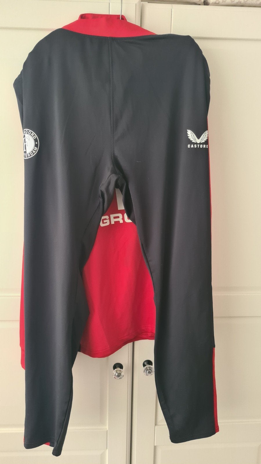 feyenoord pak, Kleding | Dames, Ophalen, Zo goed als nieuw, Maat 46/48 (XL) of groter, Overige typen
