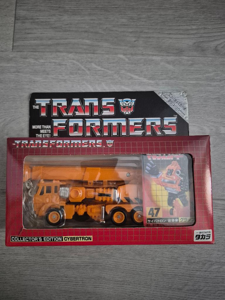 Transformers Takara e-Hobby 47 Grapple collector's edition, Verzamelen, Transformers, G1, Ophalen of Verzenden, Zo goed als nieuw