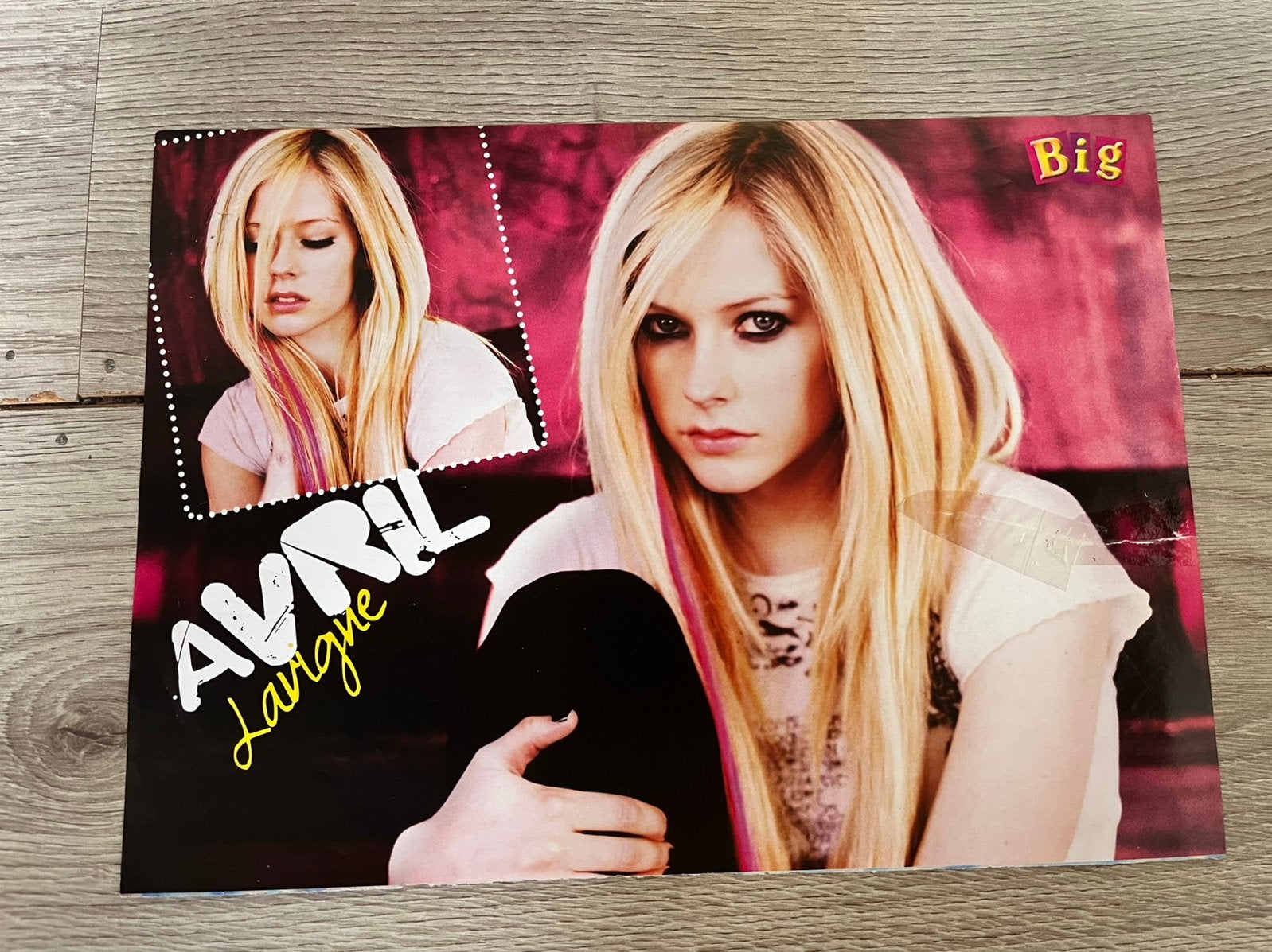 Avril Lavigne A4 poster 2007/2008, Gebruikt, A4 of kleiner, Rechthoekig Liggend, Ophalen of Verzenden