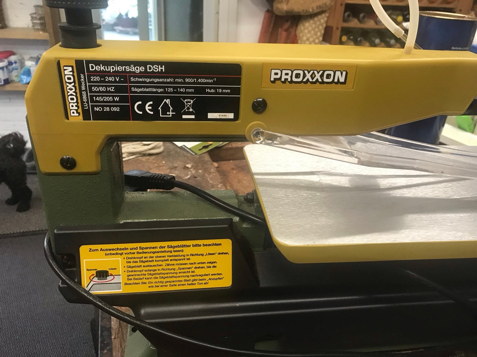 PROXXON Dekupiersäge DSH - Figuurzaagmachine.  NIEUW., Doe-het-zelf en Verbouw, Ophalen, Zo goed als nieuw, 30 tot 70 mm, Figuurzaag