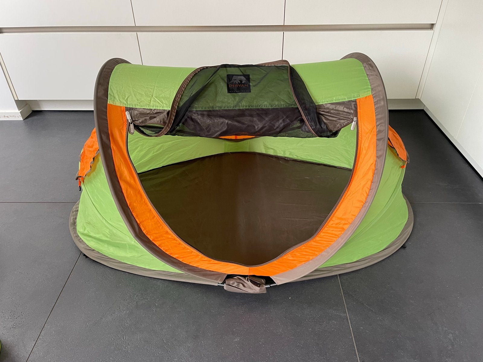 Deryan Peuter Tentje met Matras gratis, Ophalen, Gebruikt, Reisbedje