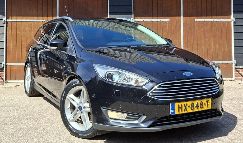 Ford FOCUS Wagon 1.5 Titanium Edition | All seasonbanden | B, Auto's, Euro 6, 4 cilinders, 150 pk, Zwart