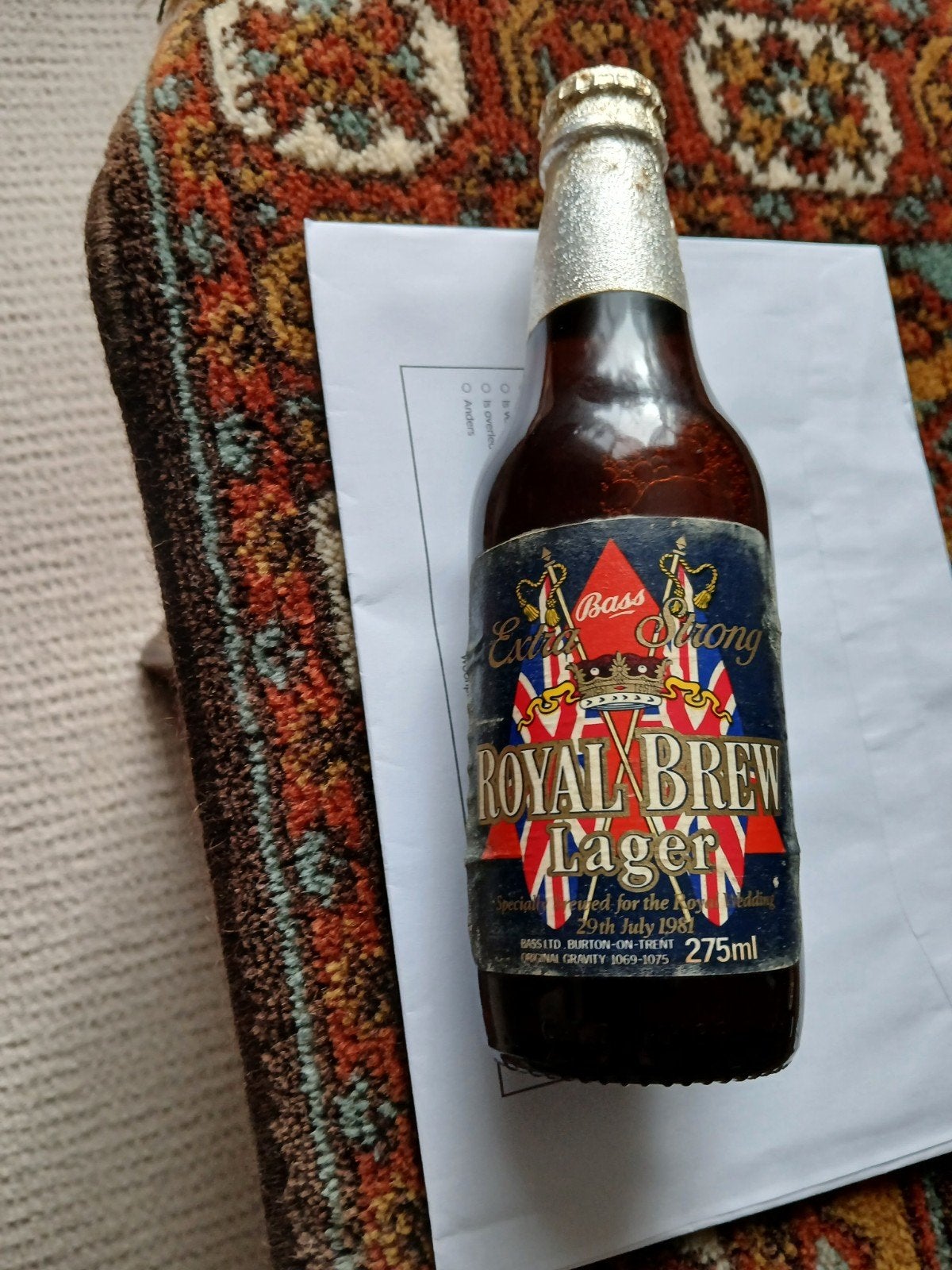 Boss Royal Brew Lager, Verzamelen, Ophalen of Verzenden, Zo goed als nieuw, Flesje(s), Overige merken
