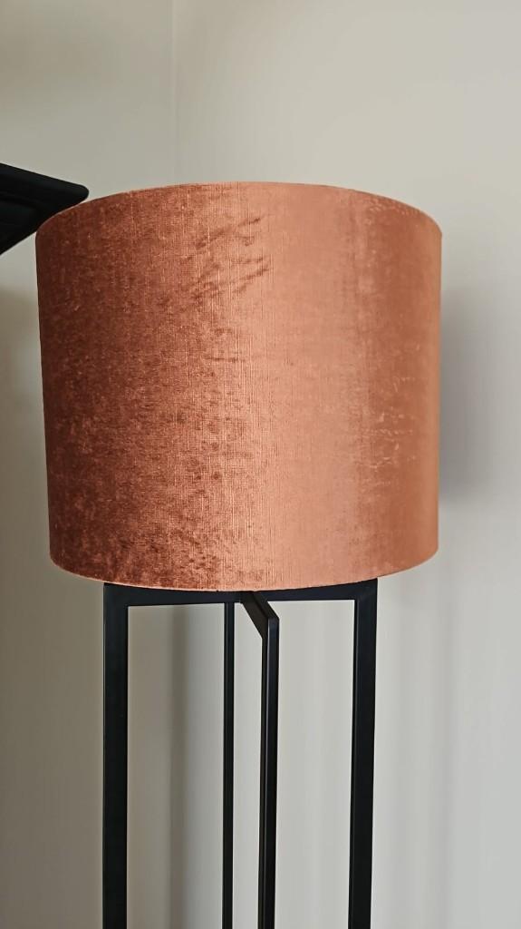 Lampenkap - koper kleur, Huis en Inrichting, Lampen | Lampenkappen, Ophalen of Verzenden, Zo goed als nieuw, Rond