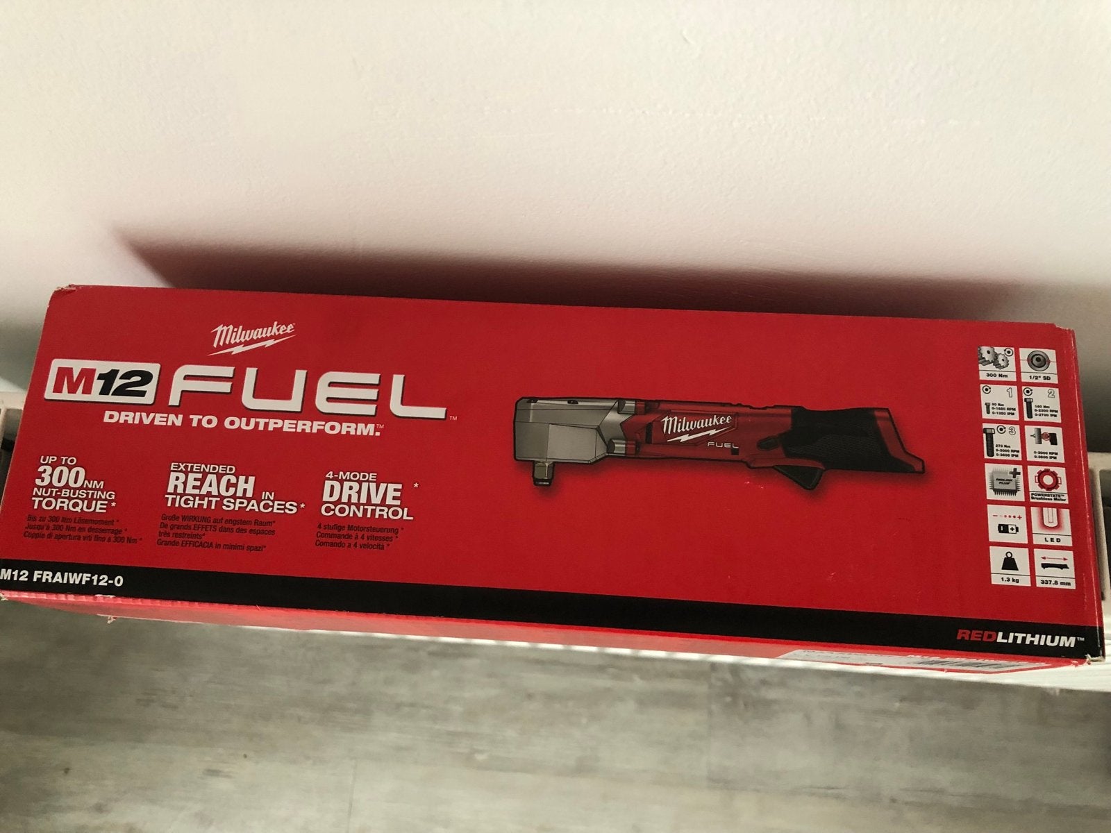 Milwaukee M12 Fuel 1/2 Haakse Slagmoersleutel met frictierin, Doe-het-zelf en Verbouw, Gereedschap | Handgereedschap, Ophalen