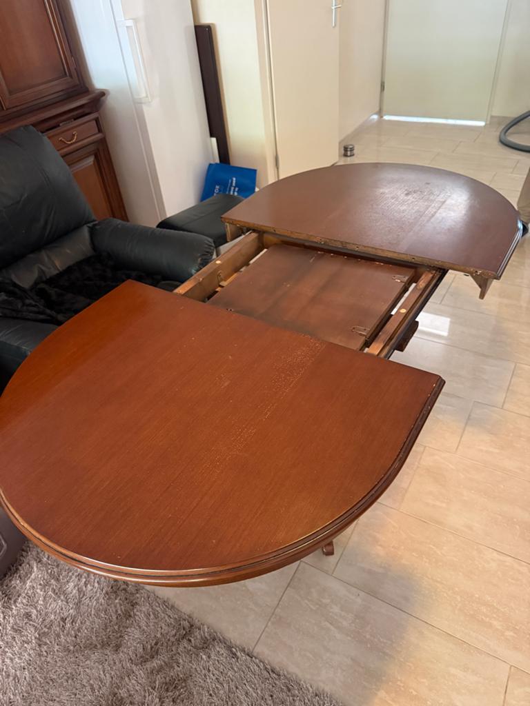 Uitschuifbare Mahonie Eettafel - Klassiek en Functioneel, Gebruikt, 100 tot 150 cm, Vier personen, Ovaal