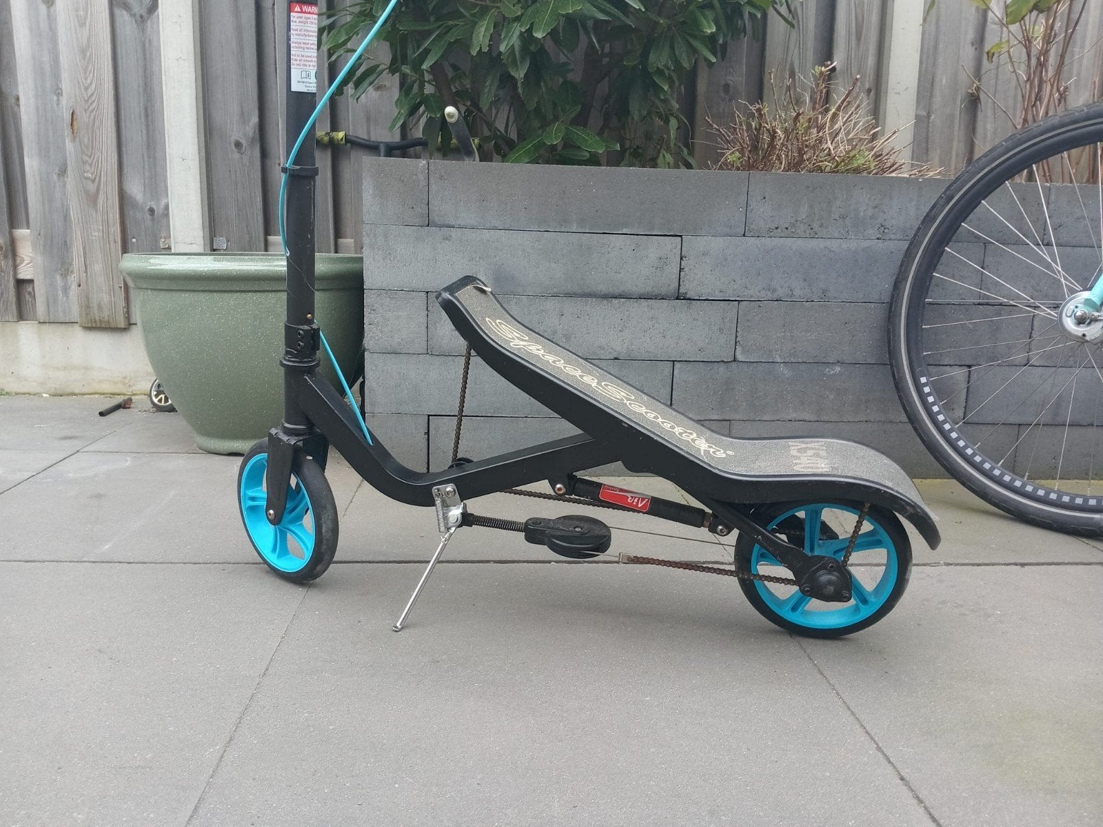 Gebruikte Space Scooter X540 - Zwart/Blauw, Ophalen of Verzenden, Gebruikt, Overige typen, Space Scooter