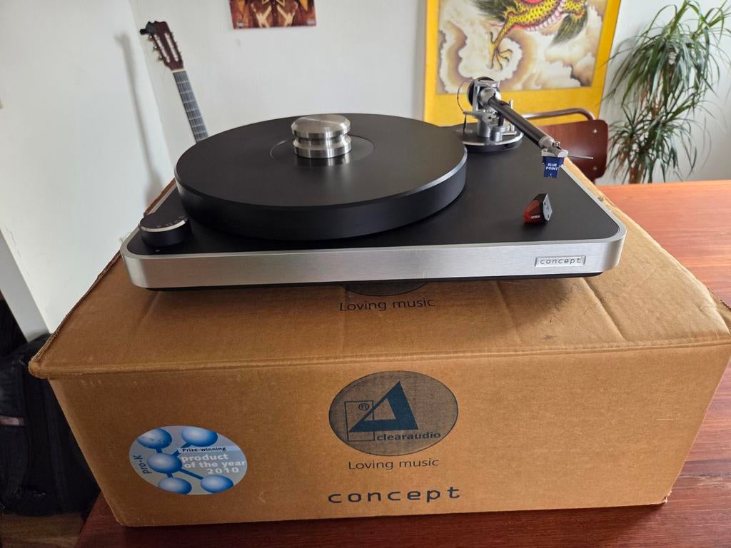 Clearaudio concept draaitafel platenspeler, Audio, Tv en Foto, Platenspelers, Zo goed als nieuw, Overige merken, Ophalen of Verzenden