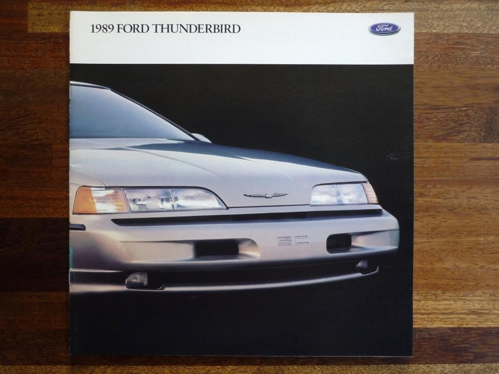 Ford Thunderbird (1989, Canada), Boeken, Auto's | Folders en Tijdschriften, Zo goed als nieuw, Ford, Ophalen of Verzenden