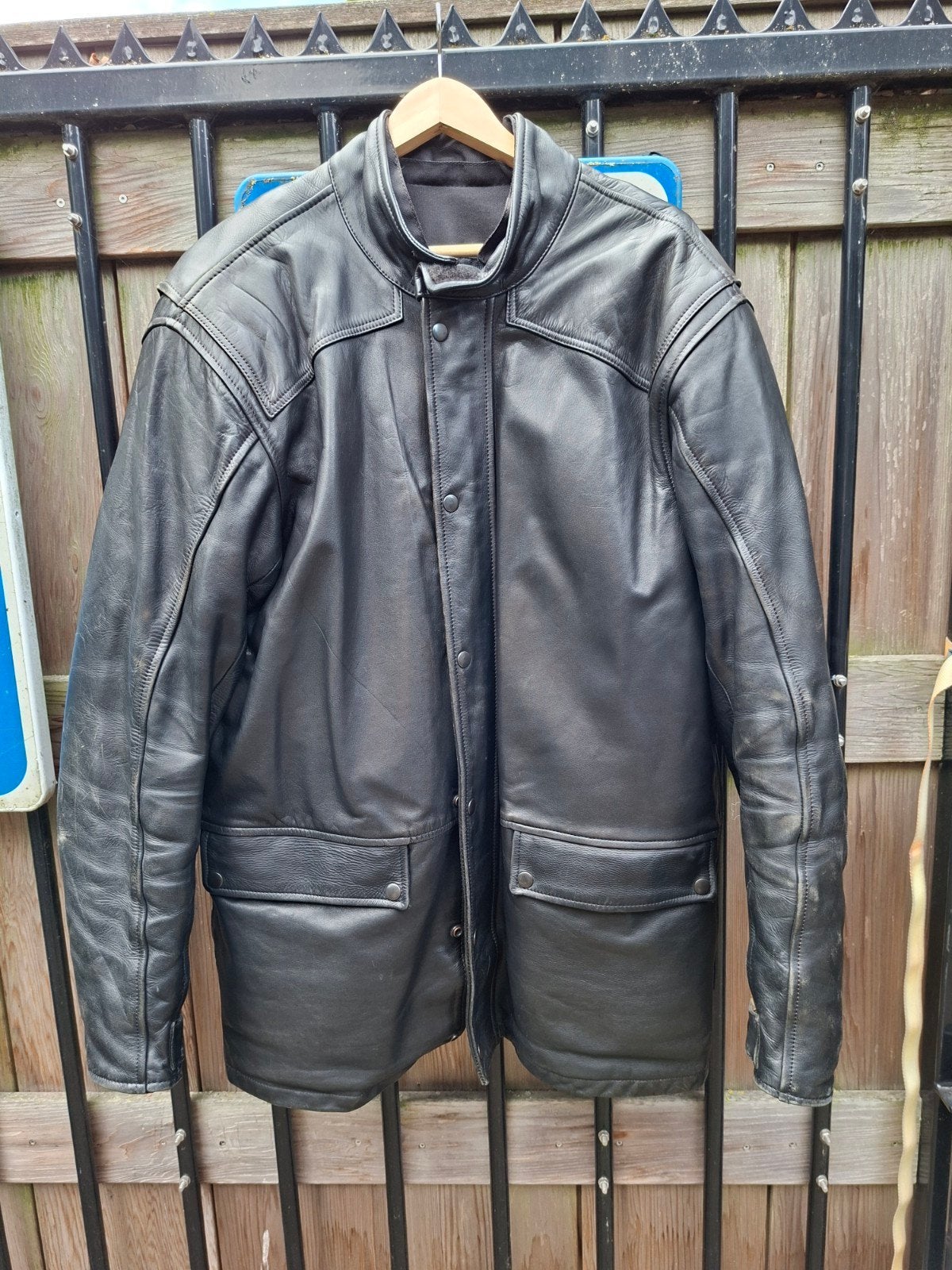 Motomod leren motorjas maat 54, Motoren, Kleding | Motorkleding, Jas | leer, Ophalen of Verzenden, Tweedehands, Heren