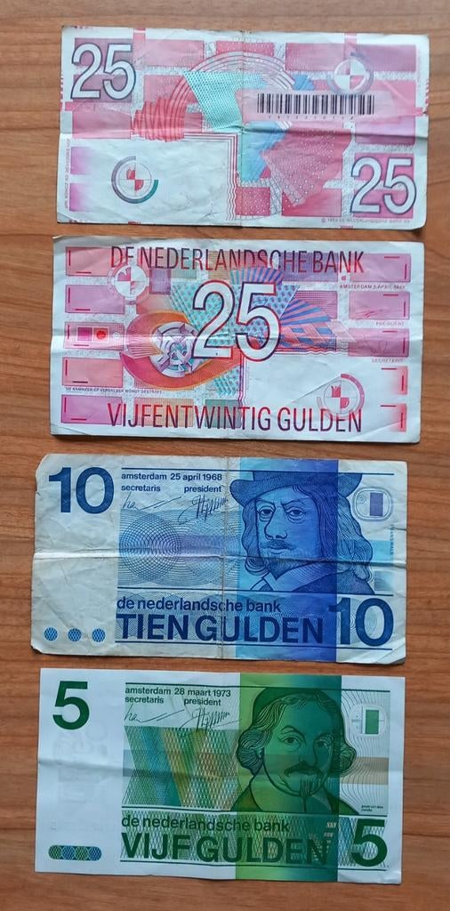 Oud Nederlands briefgeld, Postzegels en Munten, Bankbiljetten | Nederland, Ophalen of Verzenden, 25 gulden