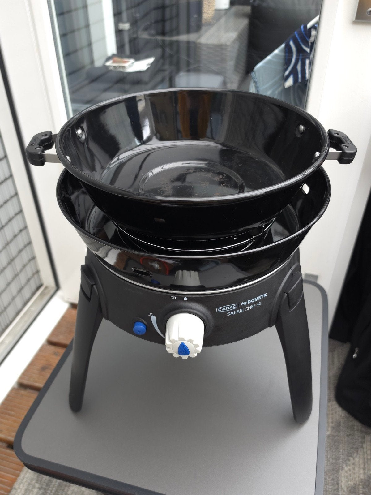 Cadac Dometic Safari Chef Deluxe 30, Ophalen