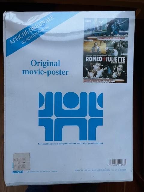 Romeo + Juliette, Original movie-poster, nog in plastic, Verzamelen, Ophalen of Verzenden, Nieuw