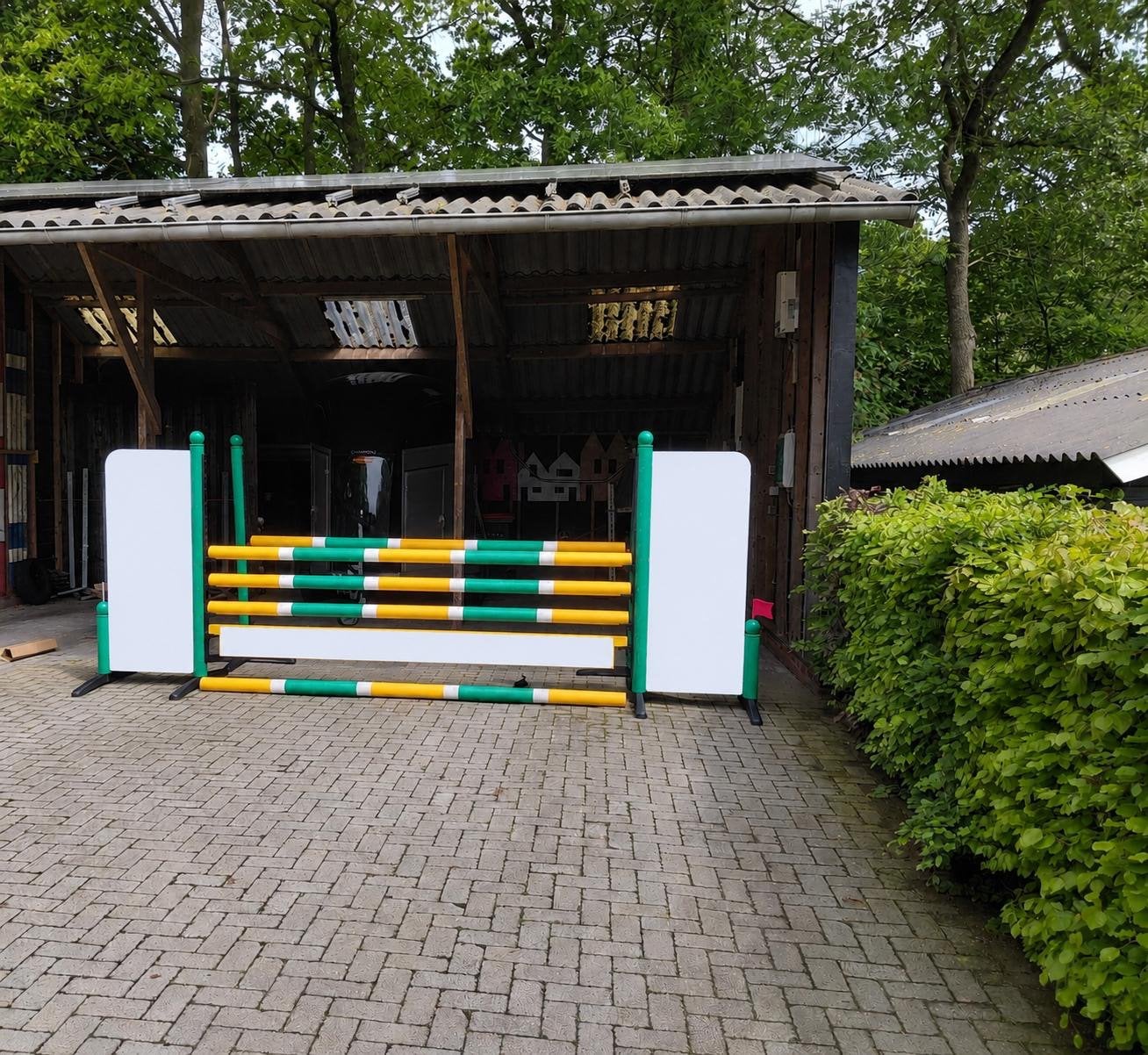 Nieuwe kunststof oxer ongebruikt, Dieren en Toebehoren, Paarden en Pony's | Overige Paardenspullen, Ophalen, Nieuw, Springen