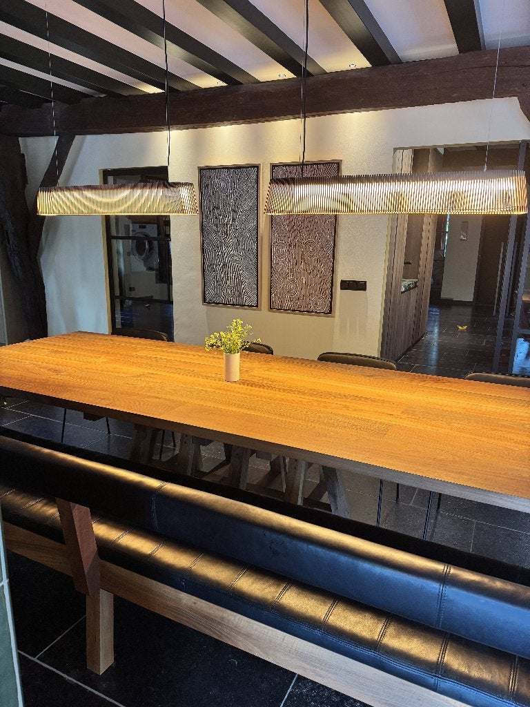 Secto Design Owalo lamp set 2x, Ophalen of Verzenden, Zo goed als nieuw, Hout, Scandinavisch, Minimalistisch, Modern, Duurzaam, Natuurlijk