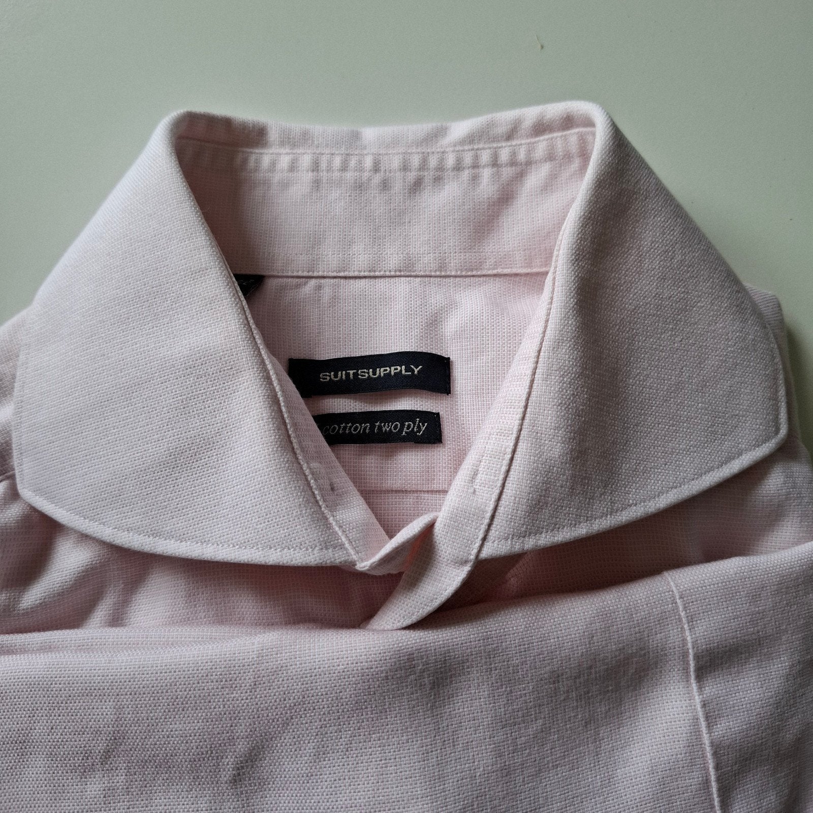 Heren overhemd. Zacht rose, Kleding | Heren, Overhemden, Halswijdte 38 (S) of kleiner, Ophalen of Verzenden, Zo goed als nieuw