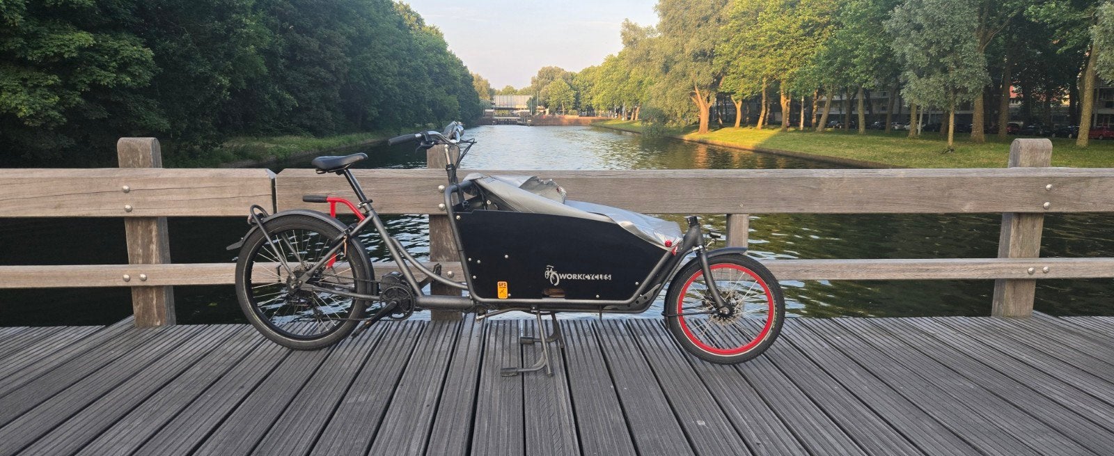 WorkCycles Kr8 MAD Voyager, Elektrisch, Zo goed als nieuw, 2 kinderen, Schijfrem