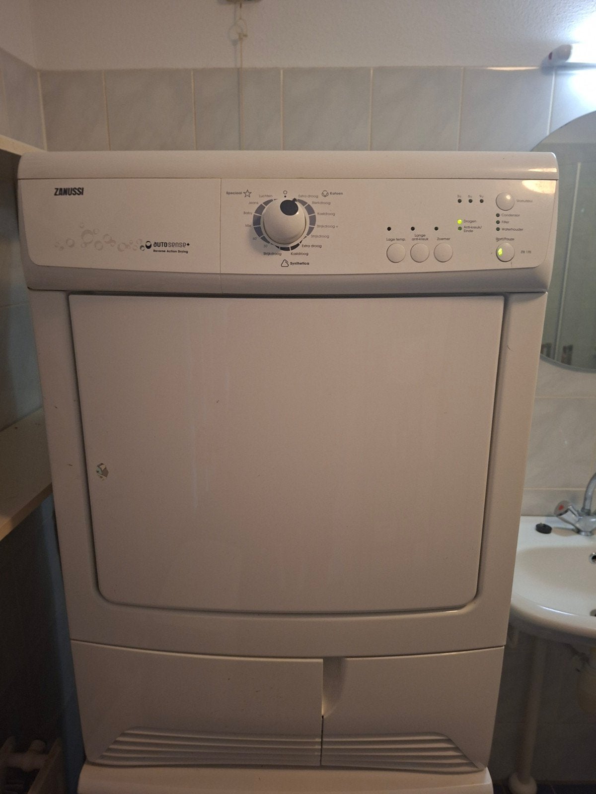Zanussi Autosense Wasdroger - Betrouwbaar en Efficiënt, Ophalen of Verzenden