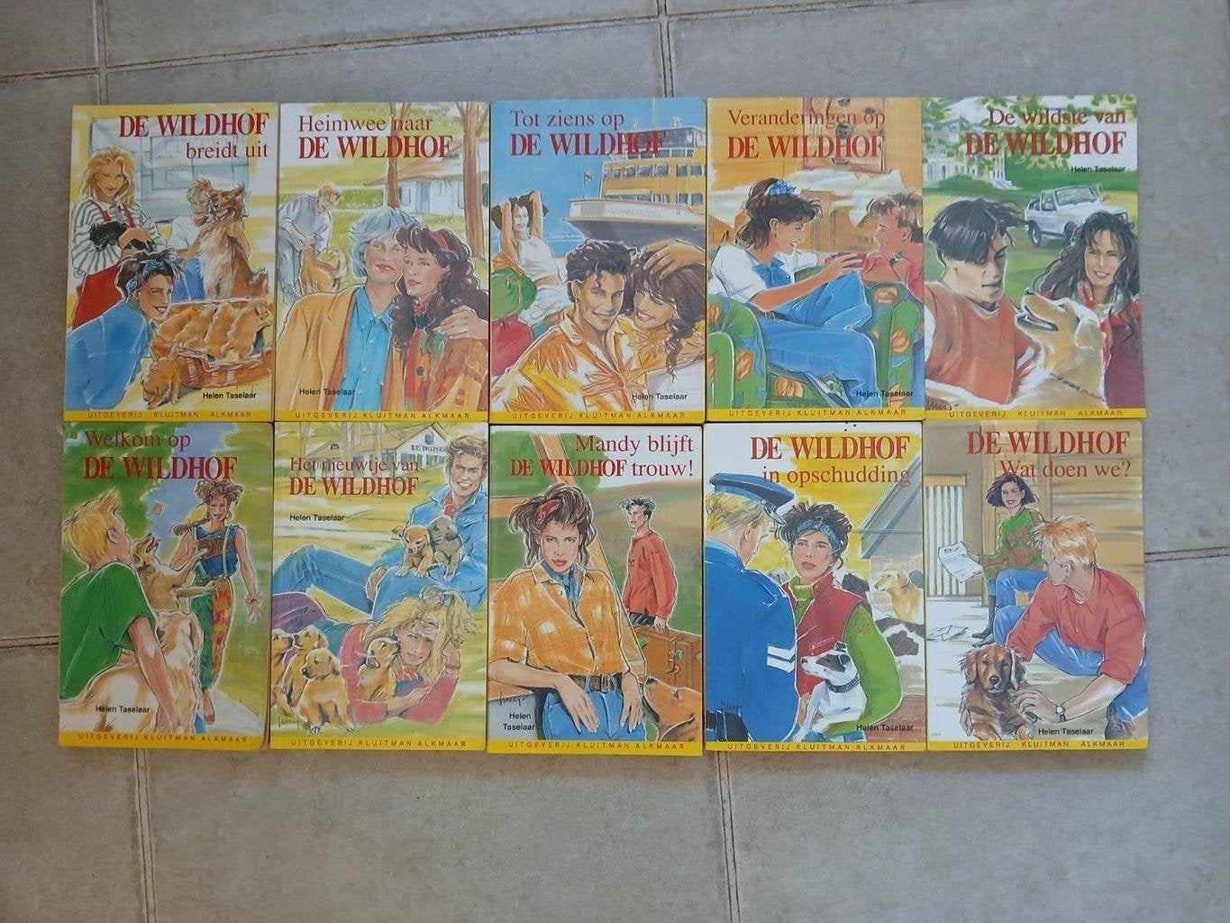 Helen Taselaar - 10 boekjes van De Wildhof, Ophalen of Verzenden, Zo goed als nieuw, Helen Taselaar