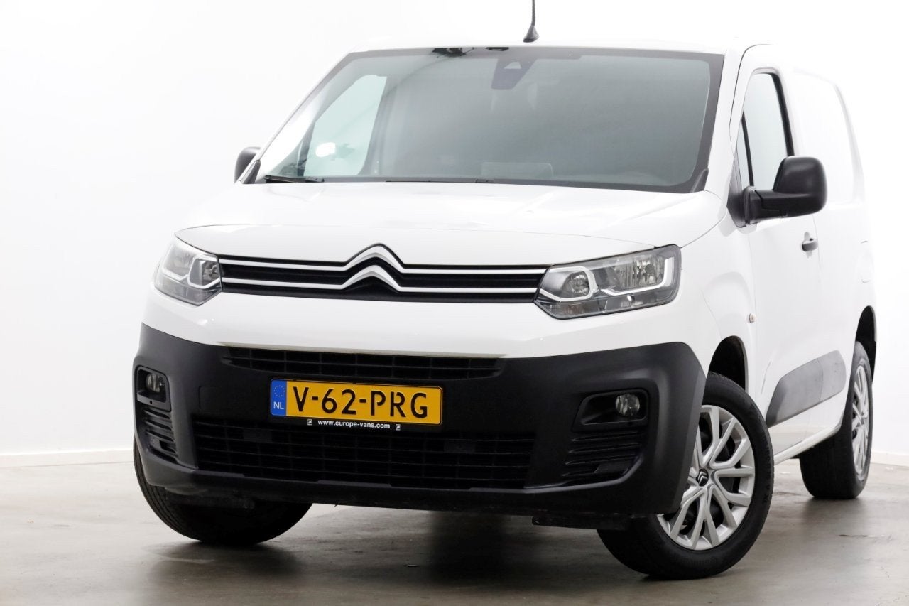 Citroën Berlingo 1.2 PureTech 110pk Benzine Airco/Navi/Came, Gebruikt, 1199 cc, Citroën, Wit
