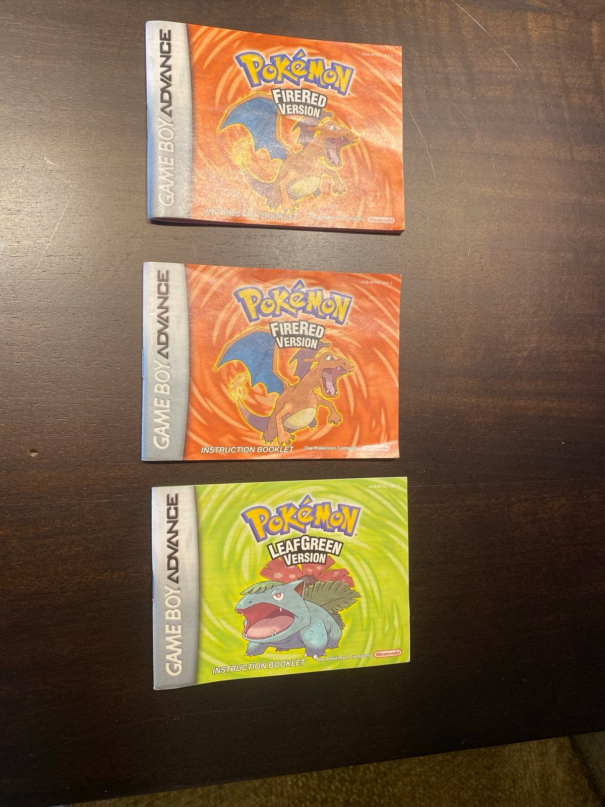 Pokémon FireRed & LeafGreen handleidingen Game Boy Advance, Gebruikt, 1 speler, Ophalen of Verzenden, Role Playing Game (Rpg)