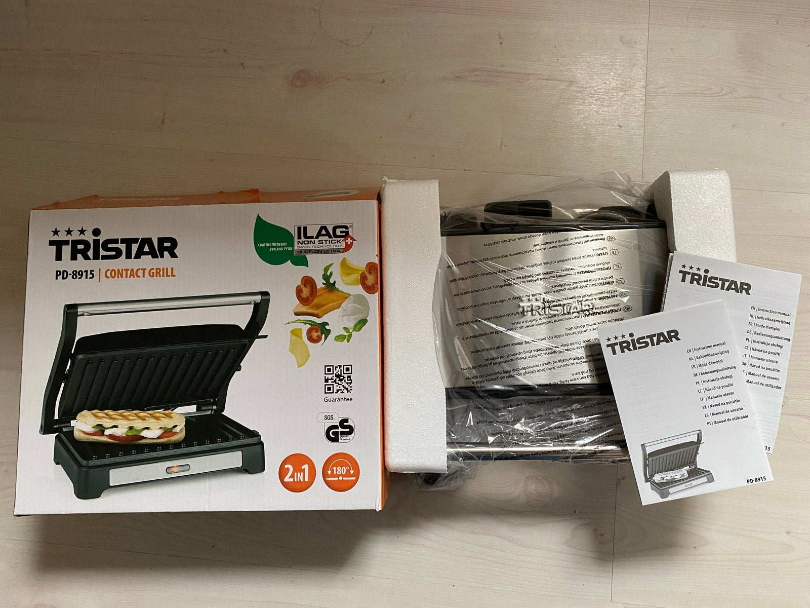 Tristar PD-8915 Contactgrill - Nieuw in doos, Ophalen of Verzenden, Nieuw