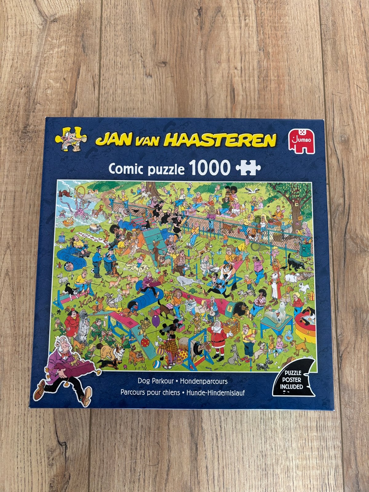 Jan v Haasteren Dog Parkour -NIEUW-, Ophalen of Verzenden, 500 t/m 1500 stukjes, Nieuw, Legpuzzel