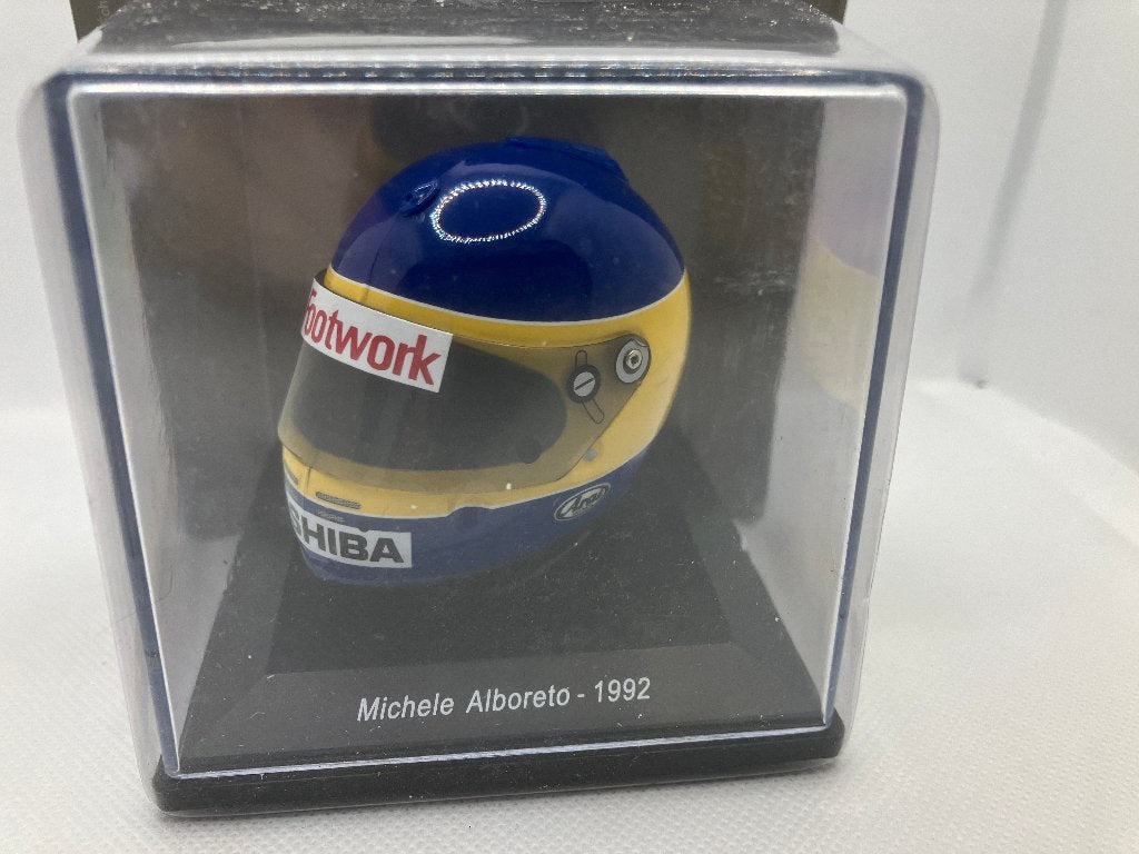 69925: Helm - F1 - Michele Alboreto - Footwork - 1992 - 1:5, Werkstraße 1, 90765 Fürth, Germany, Overige typen, Nieuw, Spark Germany