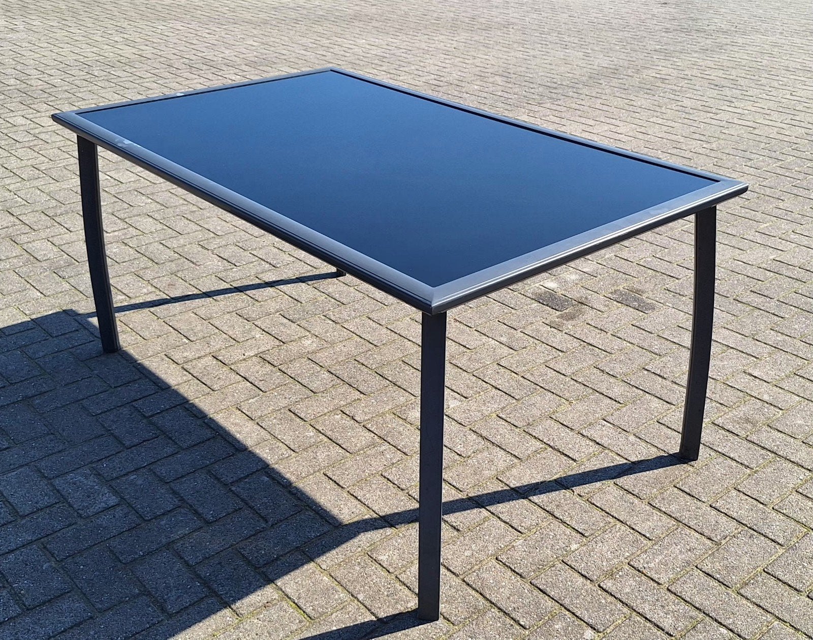 Tuintafel, Ophalen of Verzenden, Gebruikt, Rechthoekig