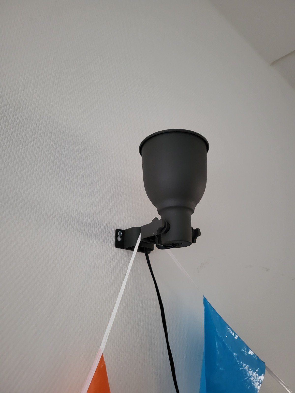 Ikea Hektar: 4 spots en 2 plafondlampen, Gebruikt, Metaal, Industrieel, E27 (groot)
