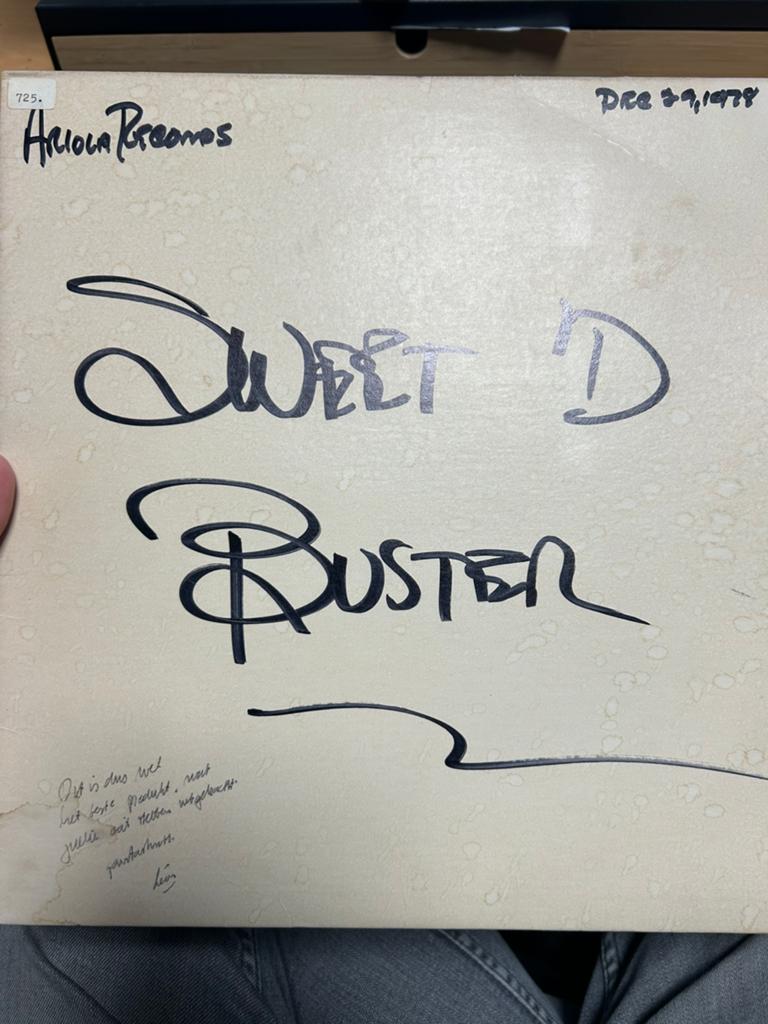 Sweet D’Buster Promo persing lp Shoot into the blue, Cd's en Dvd's, Ophalen of Verzenden, Zo goed als nieuw, 12 inch, Poprock