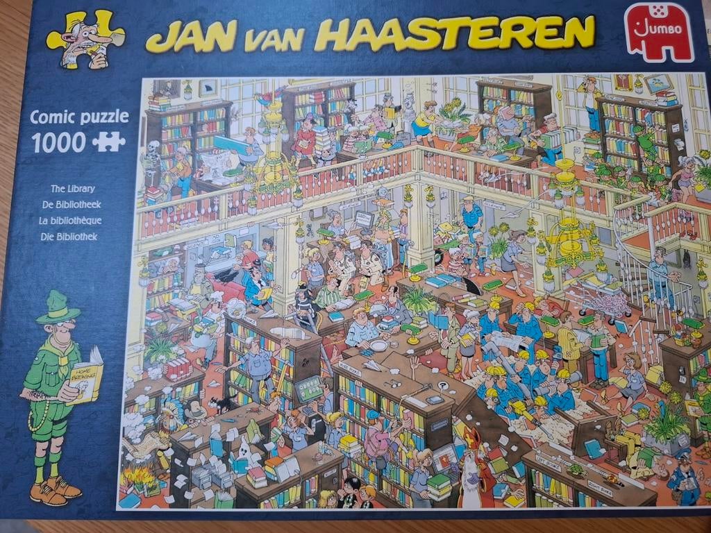 Jan van Haasteren 1000 stukjes € 9, Ophalen, 500 t/m 1500 stukjes, Zo goed als nieuw