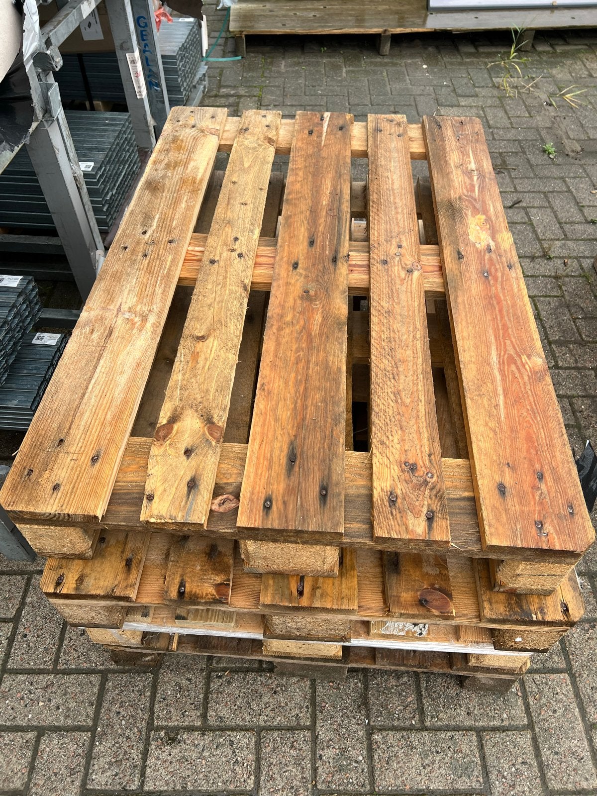 Gebruikte EPAL Europallets - Diverse hoeveelheden beschikbaa, Doe-het-zelf en Verbouw, Ophalen, Gebruikt, 50 mm of meer, Pallet