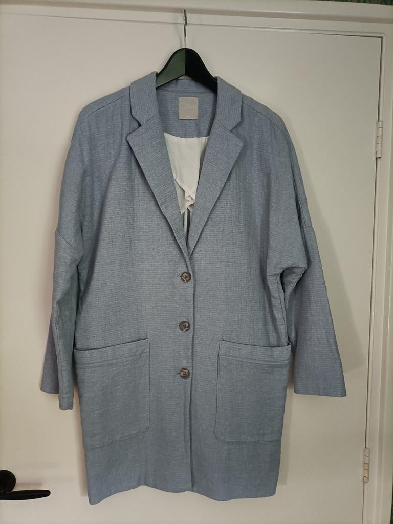 Yaya Woman Katoenen Jasje - maat 36, Blauw, Ophalen of Verzenden, Jasje, Maat 36 (S)
