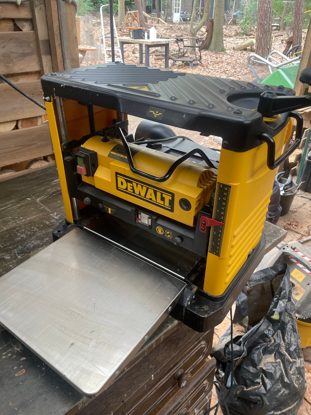 Dewalt verdiktebank - Krachtige schaafmachine, Ophalen, Gebruikt