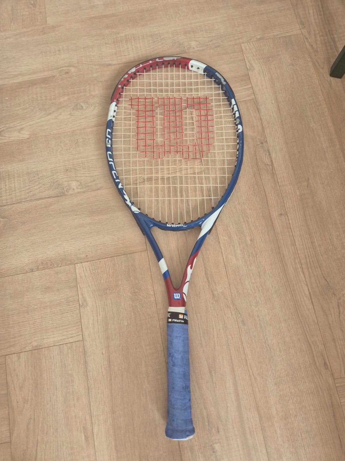 Wilson US Open Tennissracket - Gebruikt, Sport en Fitness, Tennis, Ophalen of Verzenden, Gebruikt, Racket, Wilson