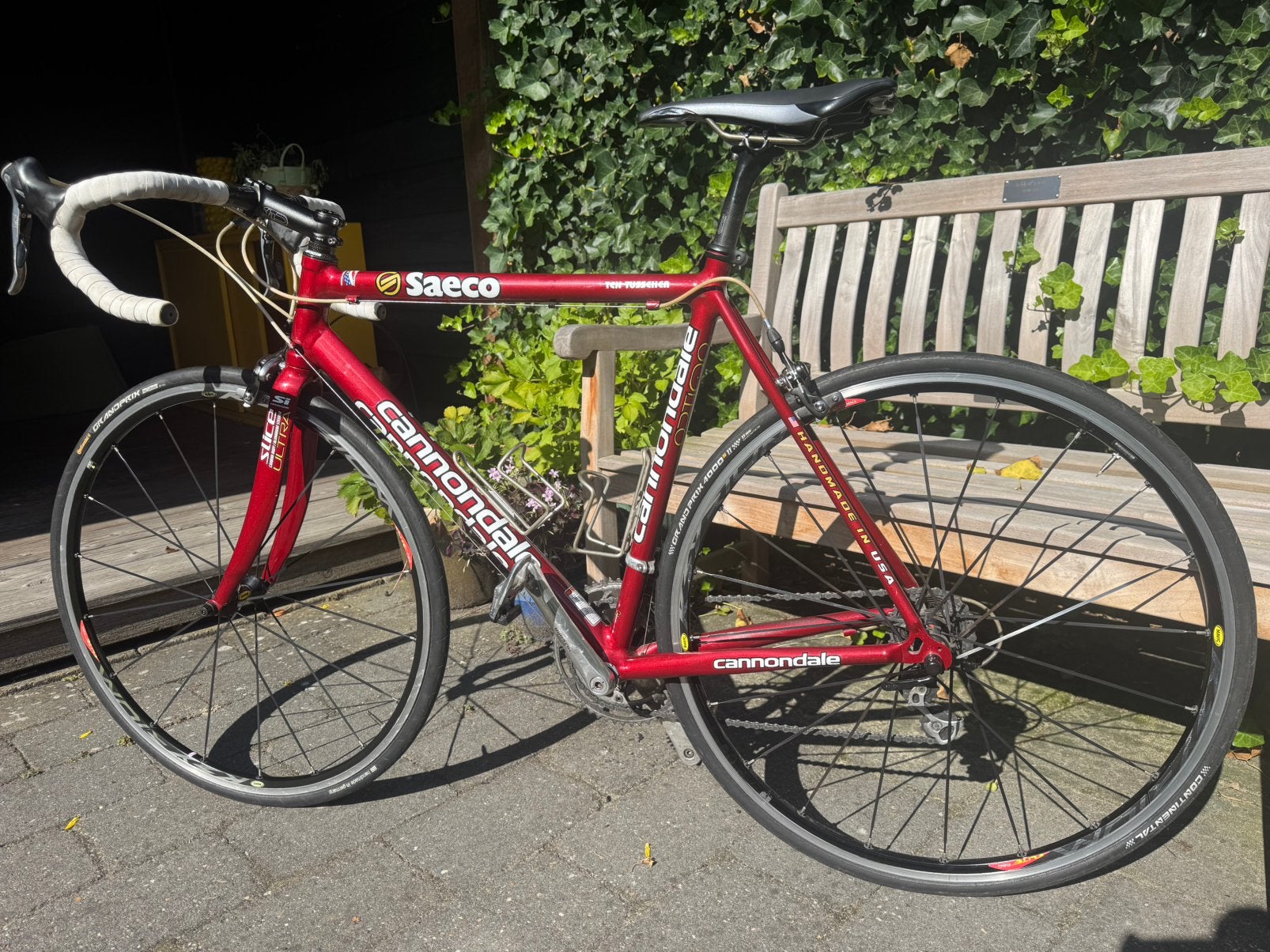 Cannondale Saeco 56cm, 28 inch, Velgrem, Zo goed als nieuw, Meer dan 20 versnellingen