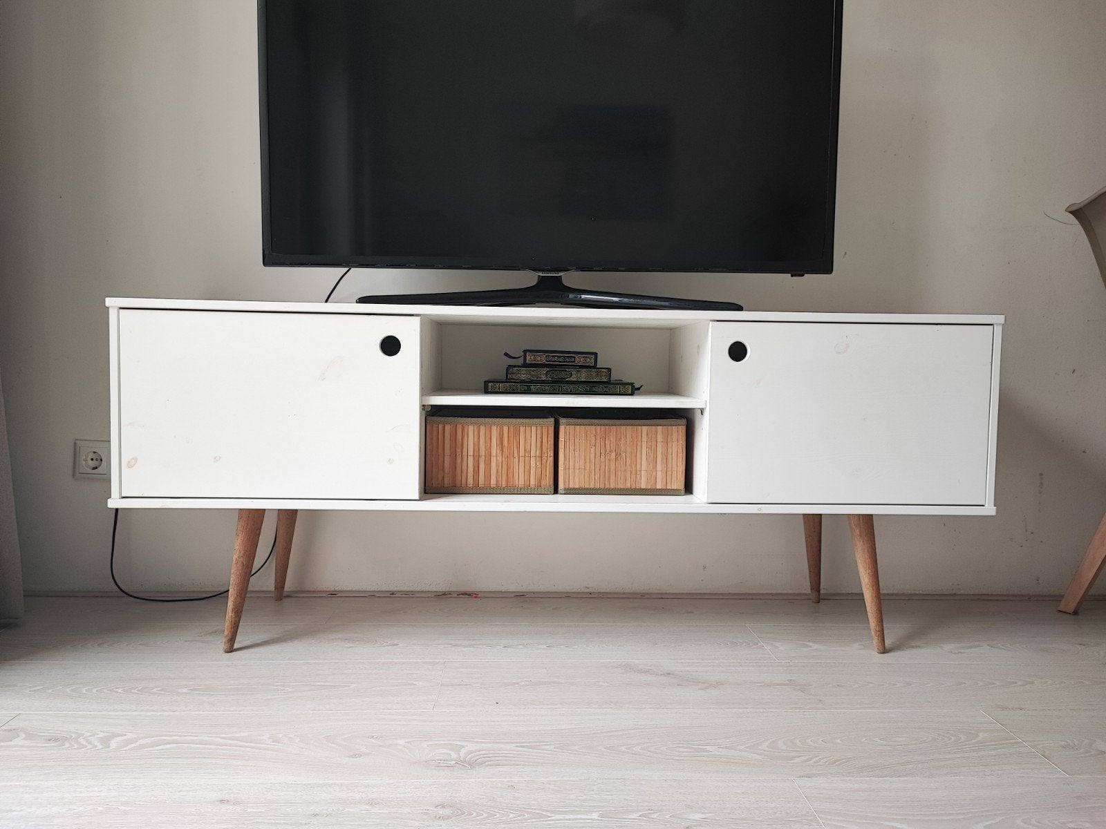 Tv meubel, Ophalen, 25 tot 50 cm, 100 tot 150 cm, Minder dan 100 cm