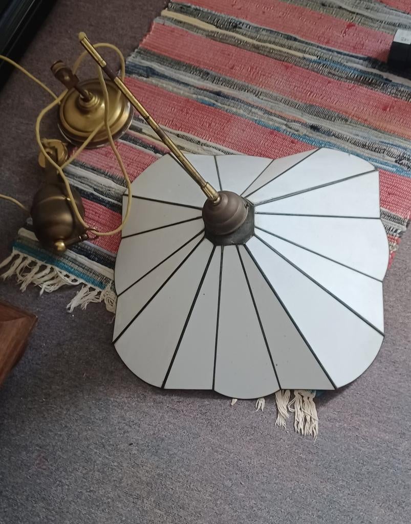 Vintage Tiffany-stijl plafondlamp, Antiek en Kunst, Ophalen