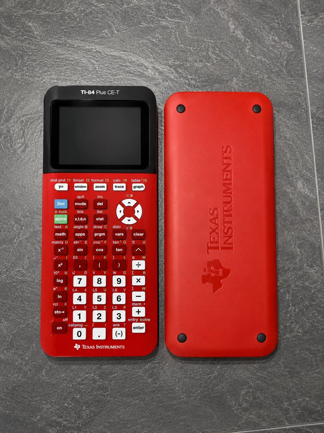 Texas Instruments TI-84 Plus CE-T (Rood), Ophalen of Verzenden, Grafische rekenmachine, Zo goed als nieuw