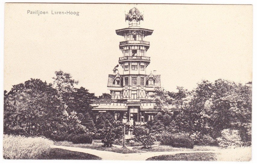 Laren Hoog - Paviljoen, Verzenden, Voor 1920, Ongelopen, Noord-Holland
