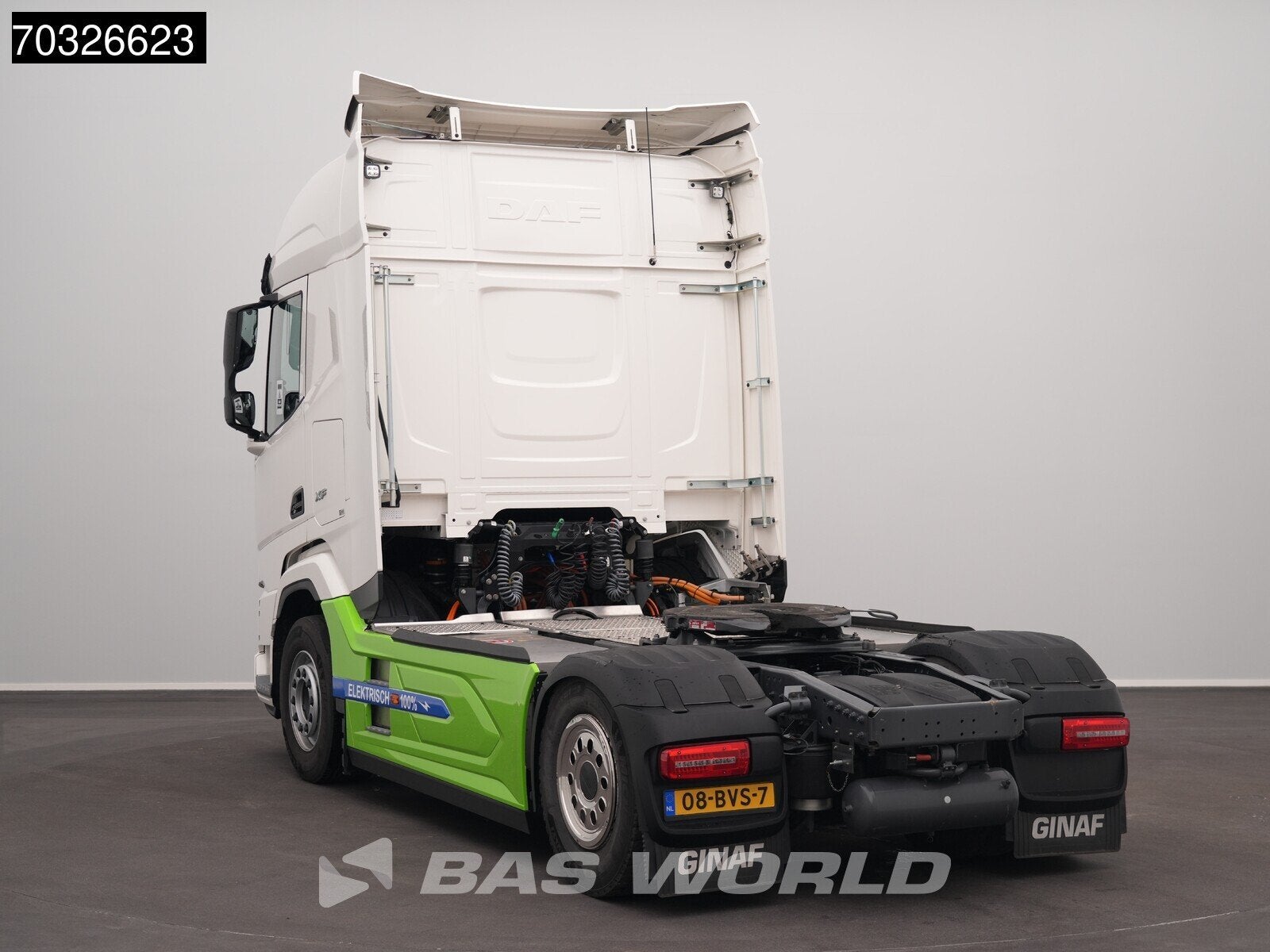 DAF GE 2120 XF 2120 4X2 GINAF ELECTRIC! 260 kWh AC/DC, Auto's, Automaat, Stof, Euro 6, Wit