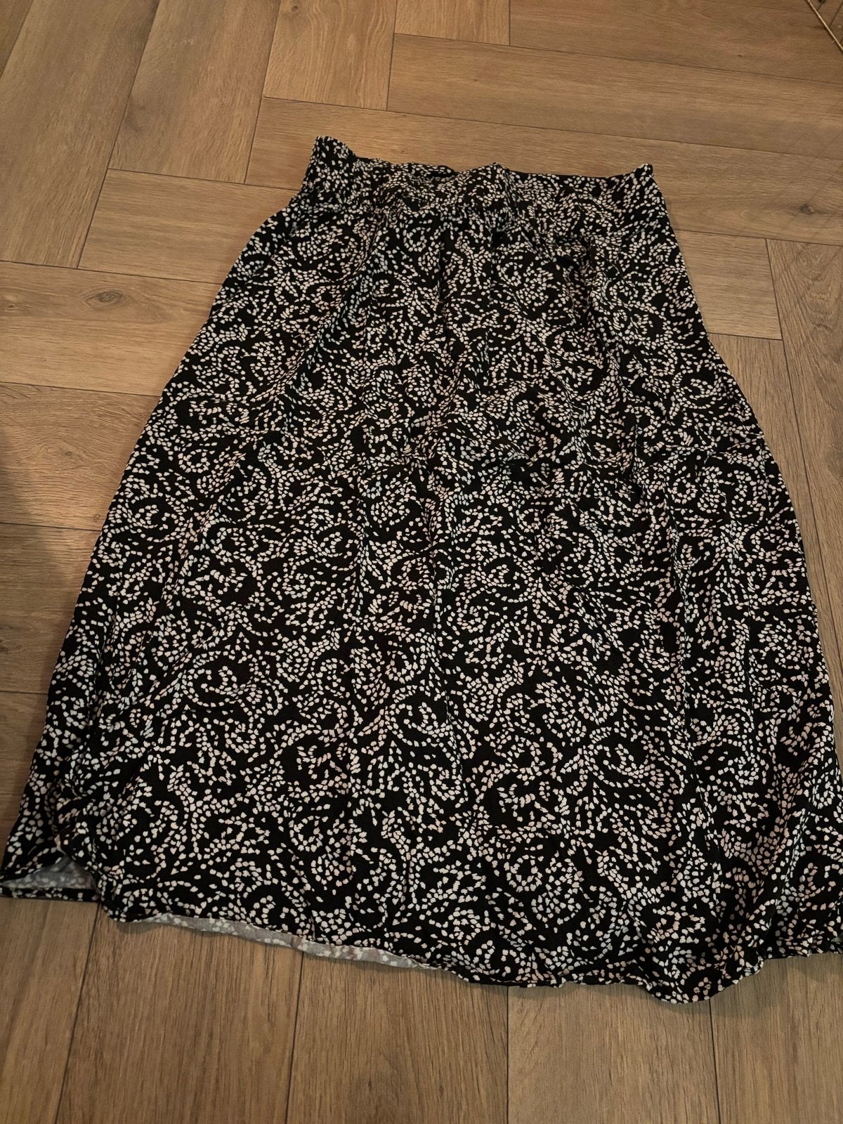 Nieuwe C&A rok, maat M, zwart met wit patroon, Ophalen of Verzenden, Nieuw, Maat 38/40 (M), Zwart