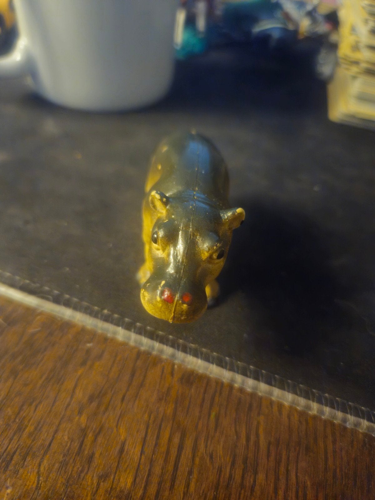 Bambix Nijlpaard en merkloze dierenfiguren, Ophalen of Verzenden, Gebruikt