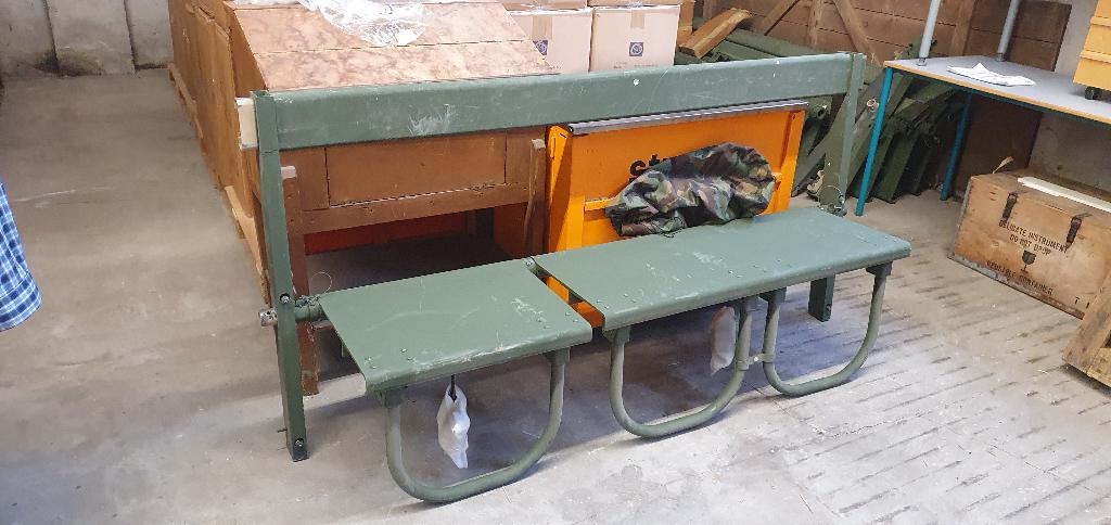 Legerbankje / Truckseat Origineel, Ophalen, Landmacht, Nederland, Overige typen