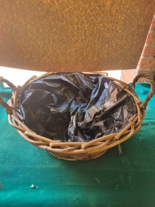 plantenmand rotan met plastic groot, Ophalen of Verzenden, 'T Olde Gre-j, Info@toldegrej.nl, Endepoelstraat 20f Didam